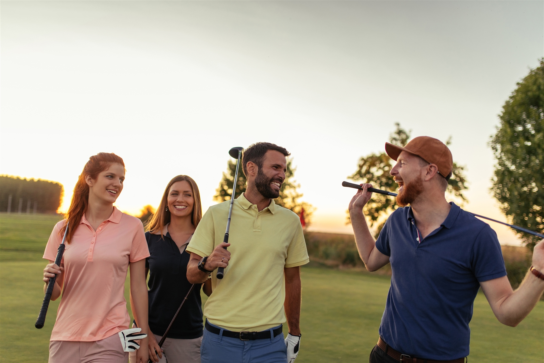 Group Playing Golf in Deer Valley