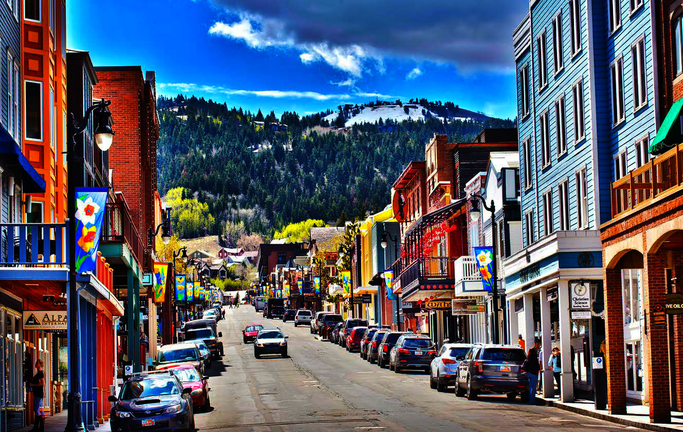 Park City Main Street in Summer