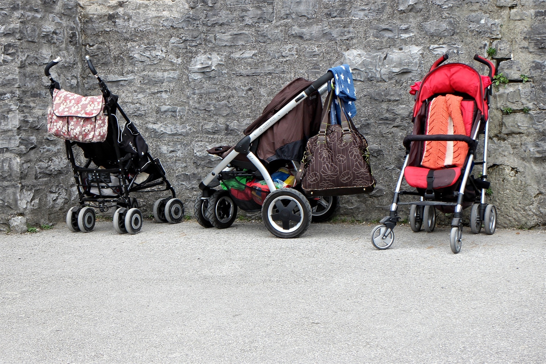 Three Different Kids Strollers
