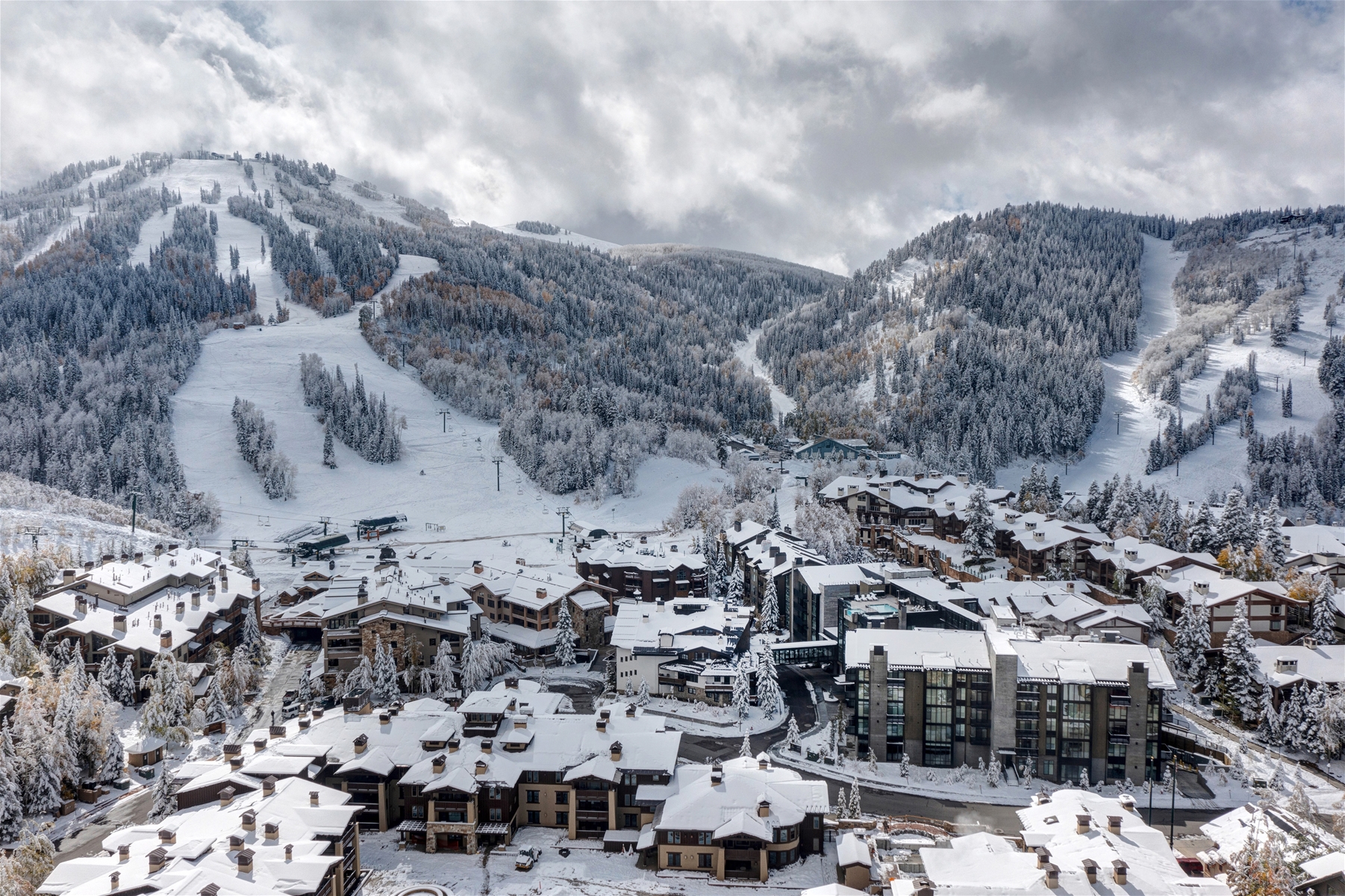 Deer Valley Ski Runs Winter