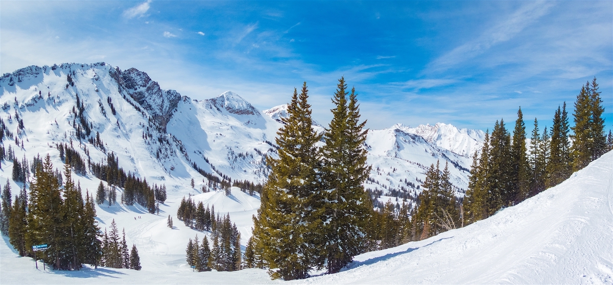 Ski runs in Deer Valley Utah